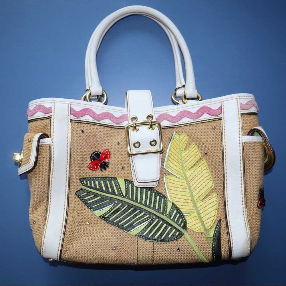 SOLD: Coach Ladybug Boxy Tote – Limited Edition